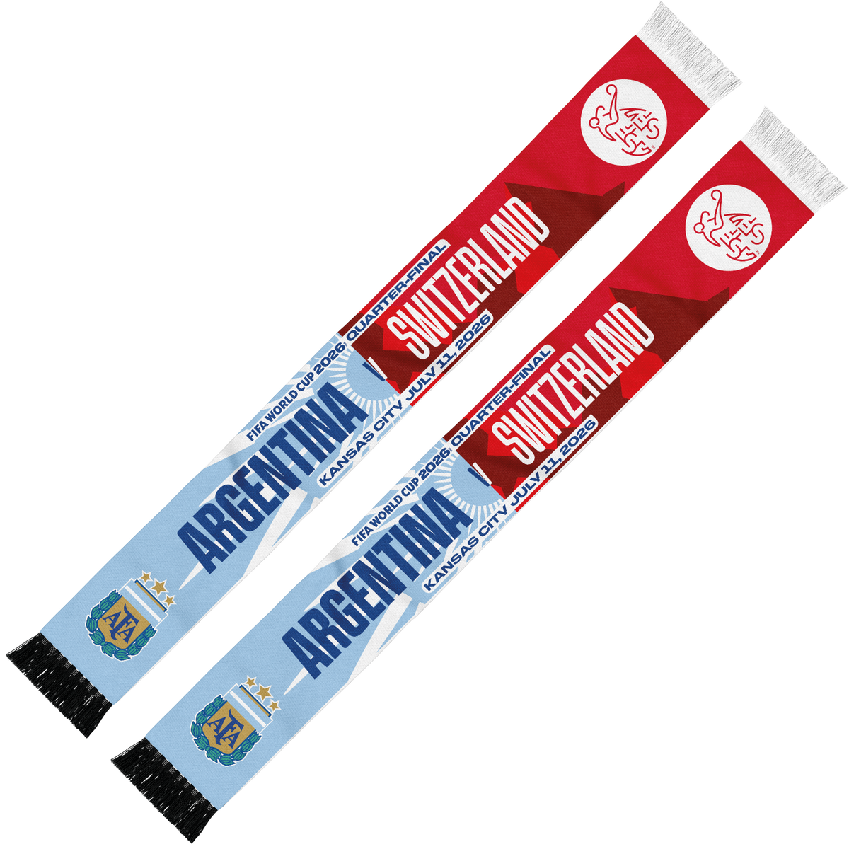 FIFA World Cup 2026™ Argentina v. Switzerland Matchup Scarf