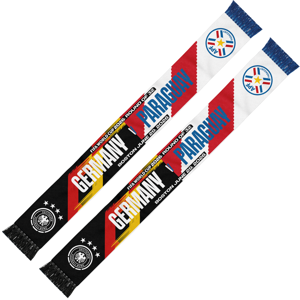 FIFA World Cup 2026™ Germany v. Paraguay Matchup Scarf