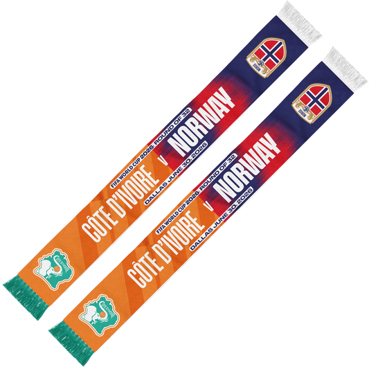 FIFA World Cup 2026™ Cote D'Ivorie v. Norway Matchup Scarf