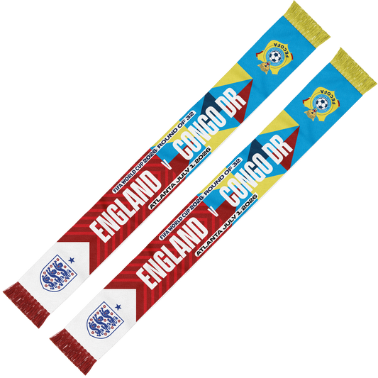 Sciarpa Matchup Inghilterra - Congo RD Coppa del Mondo FIFA 2026™