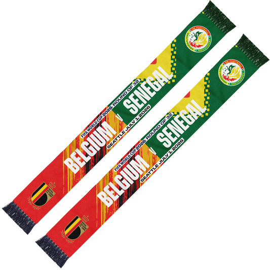 Schal zur Partie Belgien – Senegal der FIFA Fussball-Weltmeisterschaft 2026™