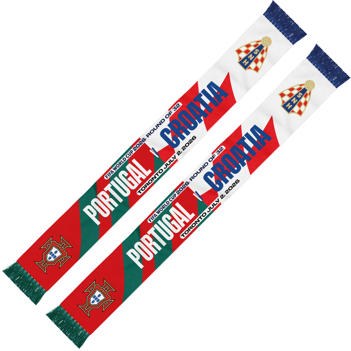 FIFA World Cup 2026™ Portugal v. Croatia Matchup Scarf