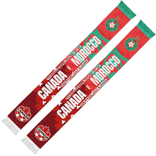 Cachecol do jogo da Copa do Mundo da FIFA 2026™ Canadá x Marrocos