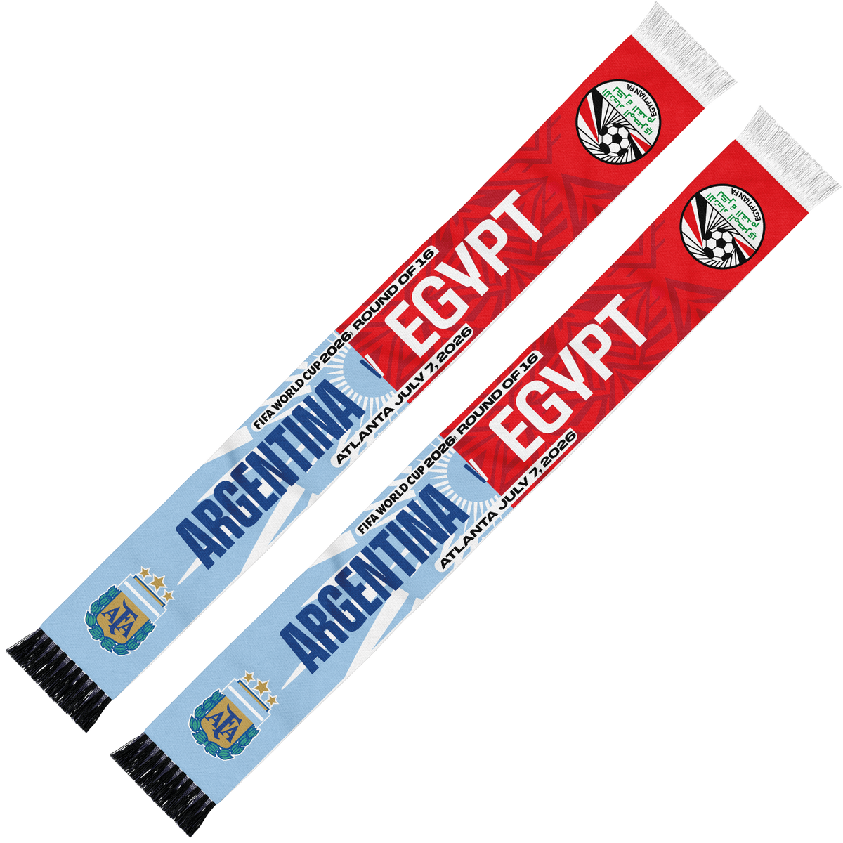 Sciarpa Matchup Argentina - Egitto Coppa del Mondo FIFA 2026™