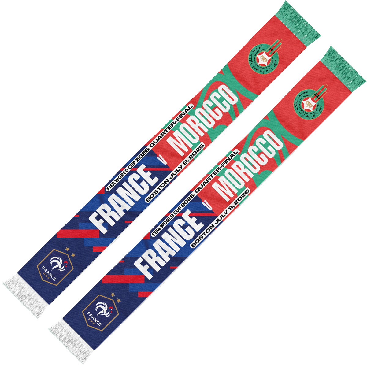 FIFA World Cup 2026™ France v. Morocco Matchup Scarf