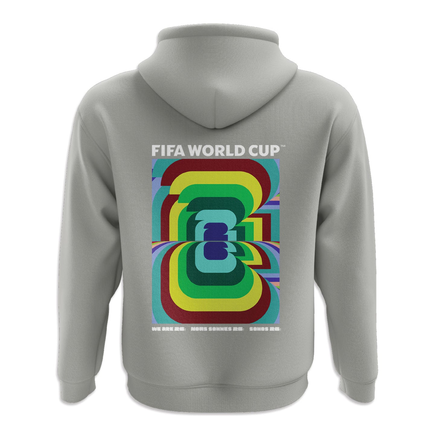 Sweat à Capuche Gris Amplified Coupe du Monde de la FIFA 2026™ – Unisexe