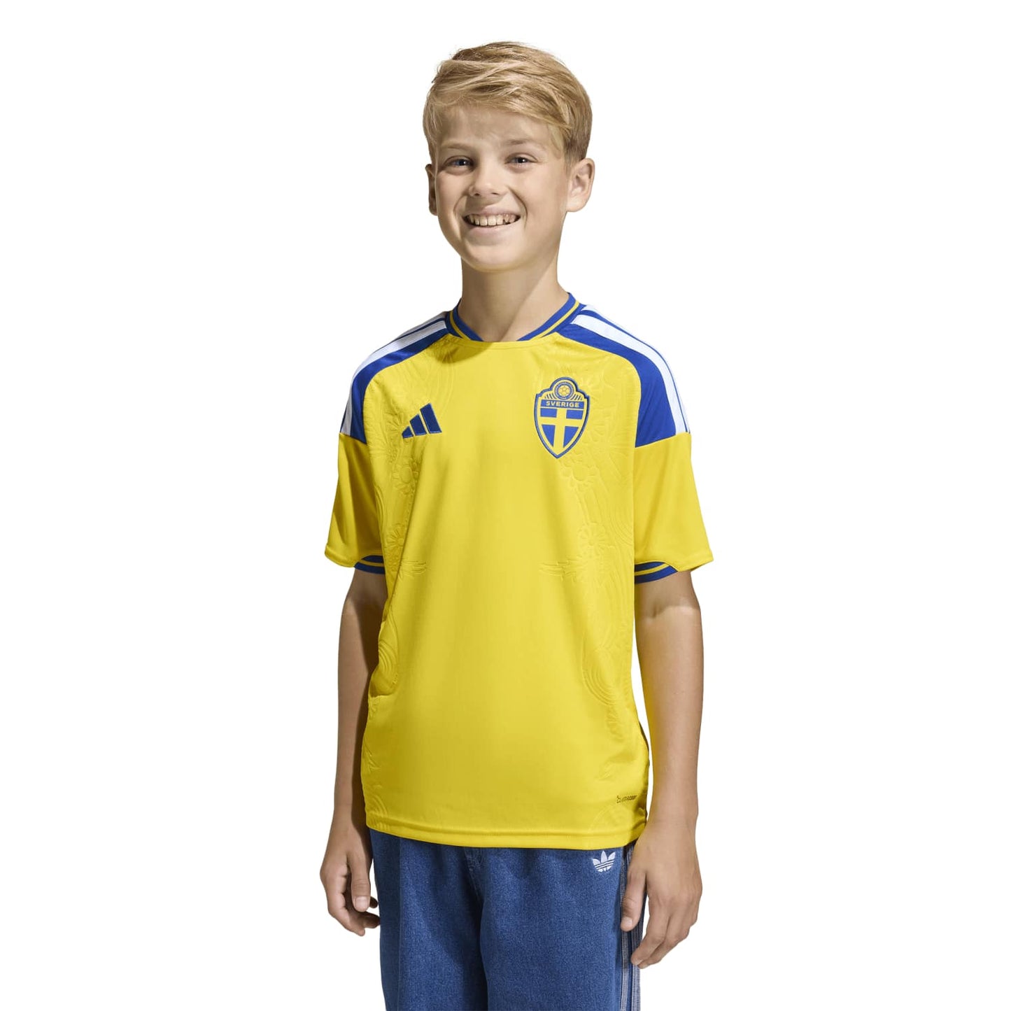 Maillot Domicile de la Suède 2026 – Enfant