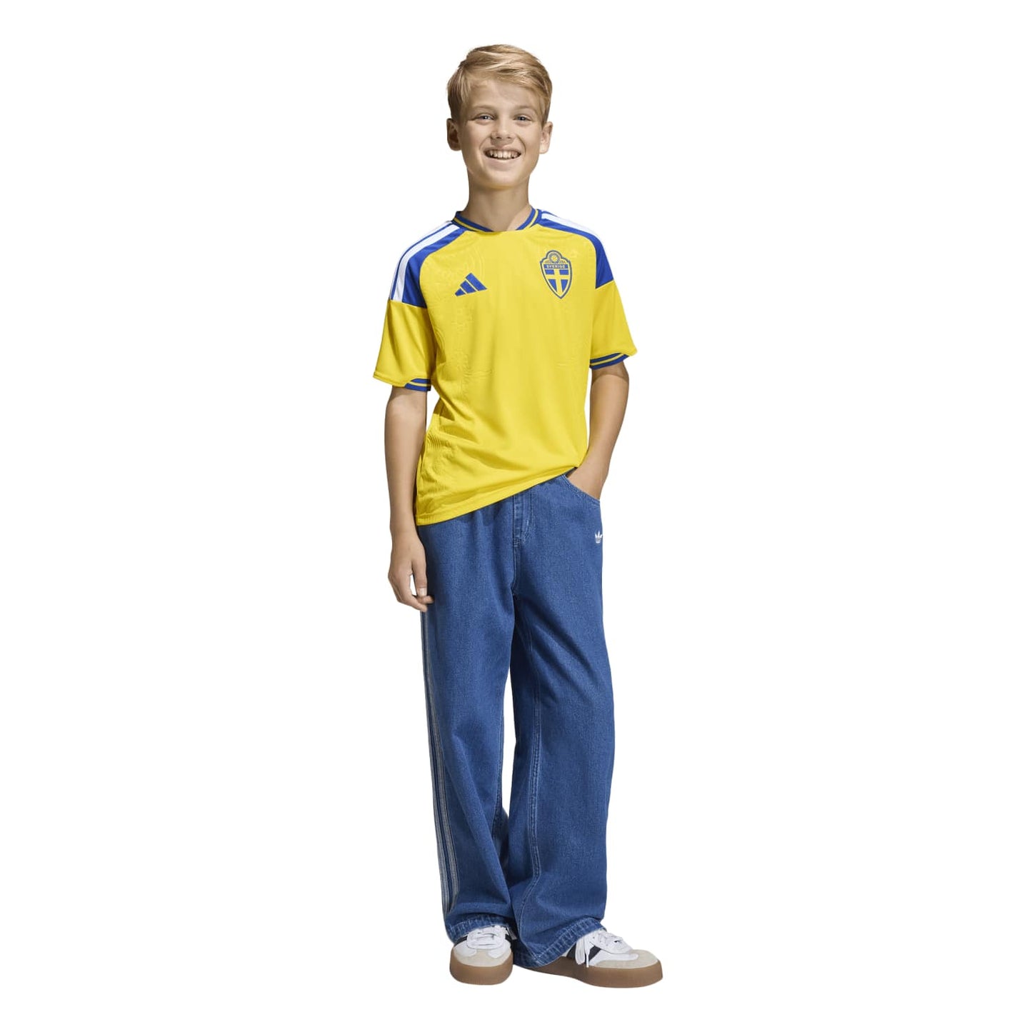 Maillot Domicile de la Suède 2026 – Enfant