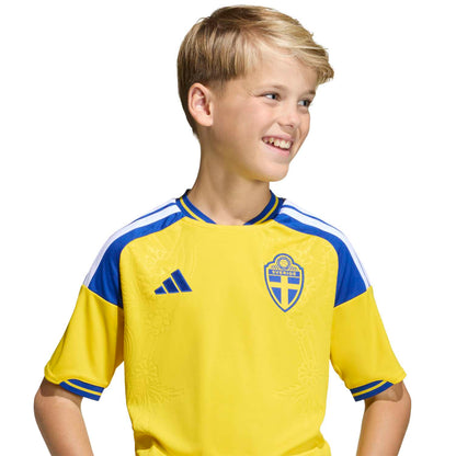 Maillot Domicile de la Suède 2026 – Enfant