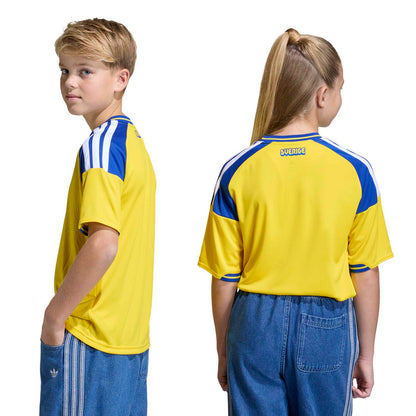 Maillot Domicile de la Suède 2026 – Enfant