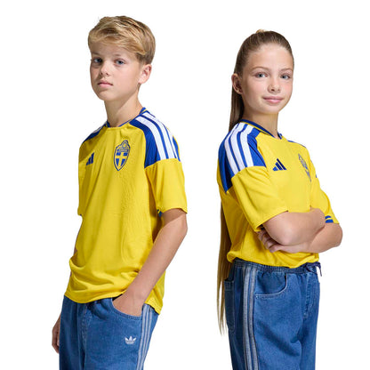 Maillot Domicile de la Suède 2026 – Enfant