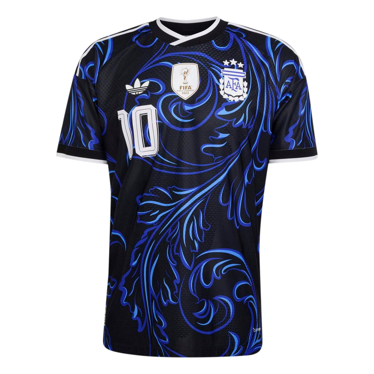 Argentina 26 Messi Away Authentic Jersey - Men's