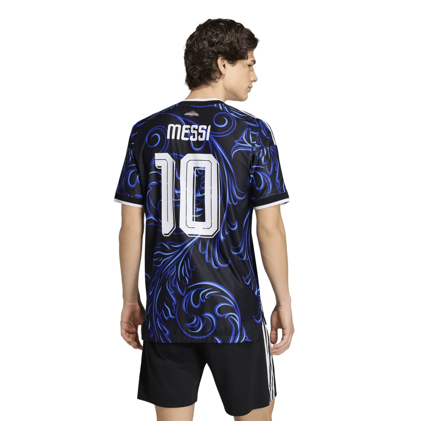 Argentina 26 Messi Away Authentic Jersey - Men's