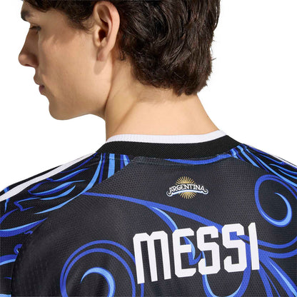 Argentina 26 Messi Away Authentic Jersey - Men's