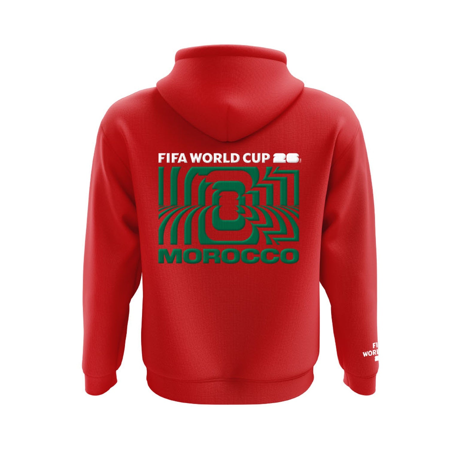 FIFA World Cup 2026™ Morocco Puff Hoodie - Unisex – FIFA Official