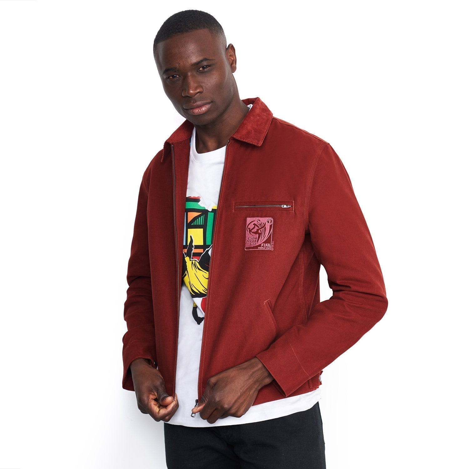 FIFA Classics South Africa '10 Jacket Red ‚Äì Men's – FIFA Official Store