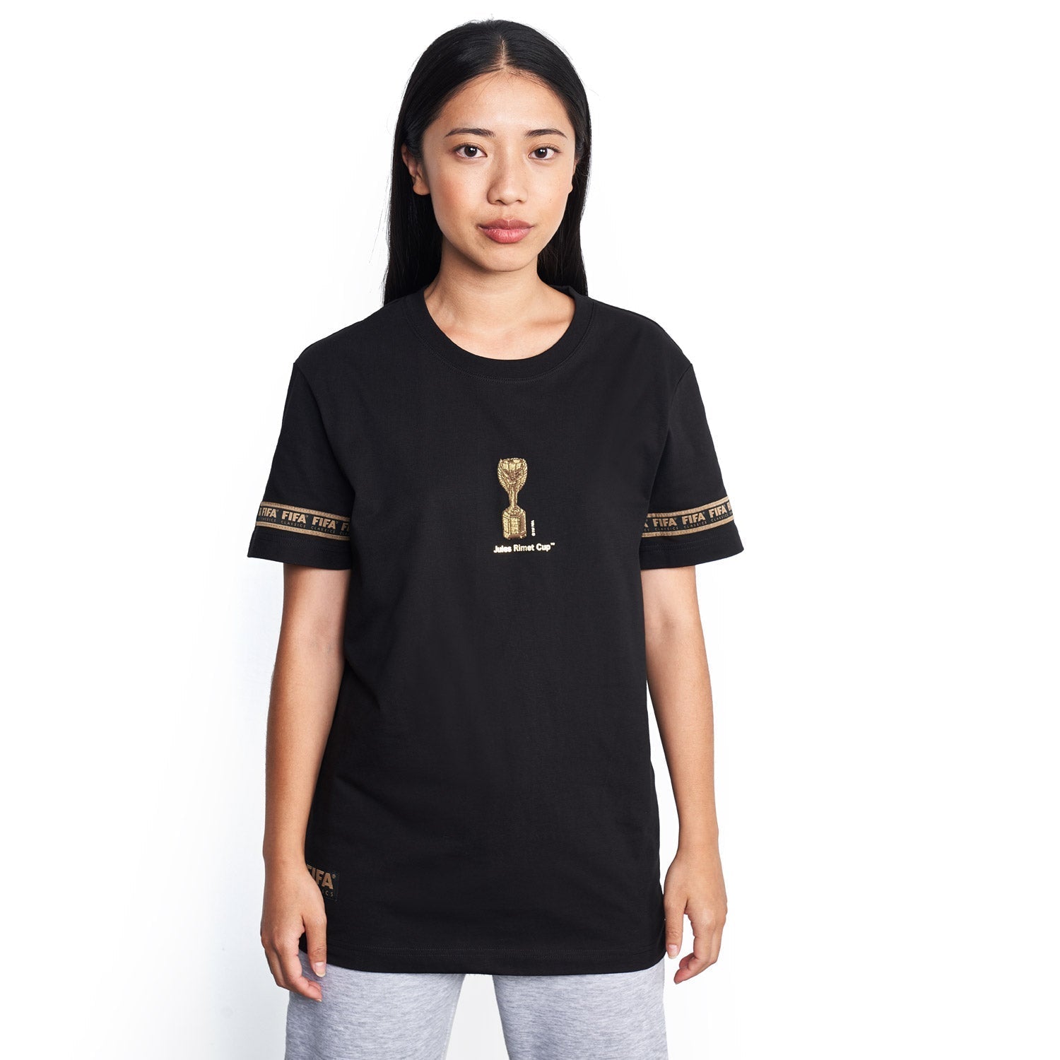 FIFA Classics Premium Jacquard Cuff Jules Rimet Trophy T-Shirt - Unisex