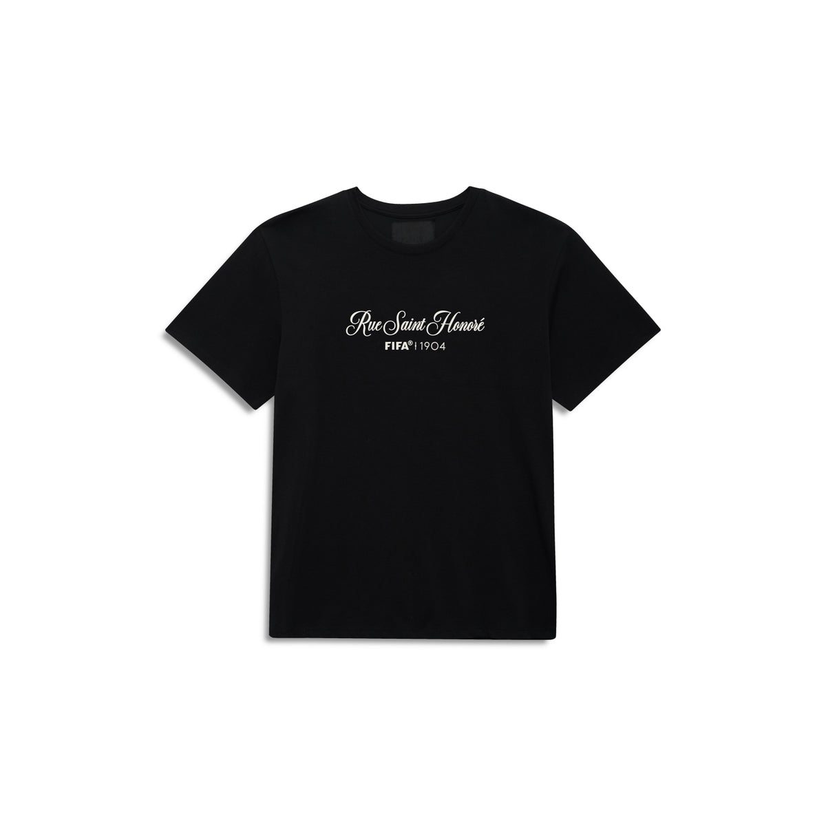 Rue Saint Honore Script Shirt - Obsidian Black
