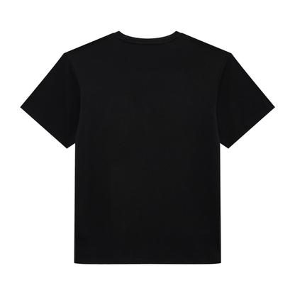T-Shirt mit Rue-Saint-Honoré-Schriftzug (obsidianschwarz)