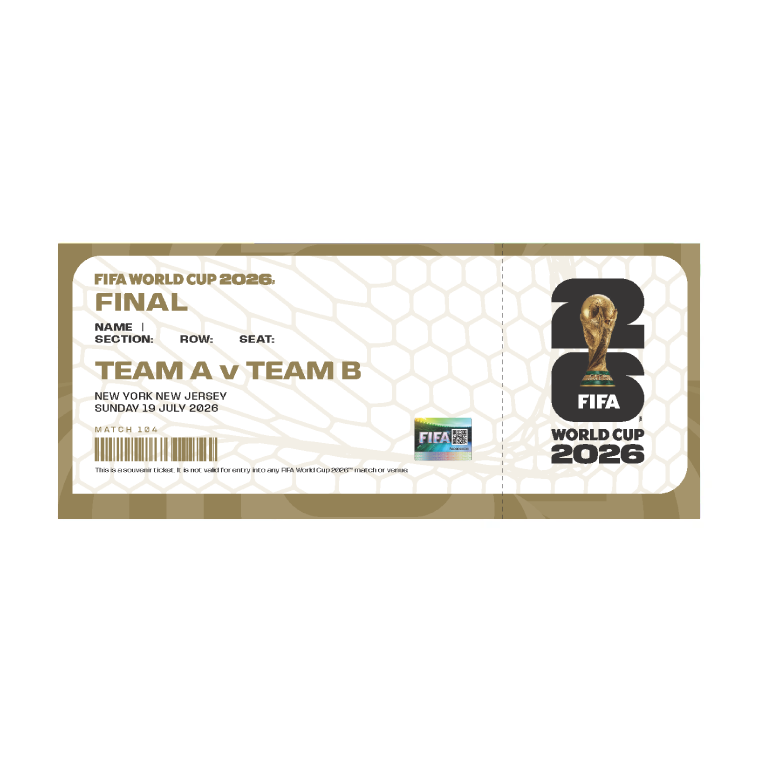 FIFA World Cup 2026™ Final Replica Ticket - Spain vs Argentina