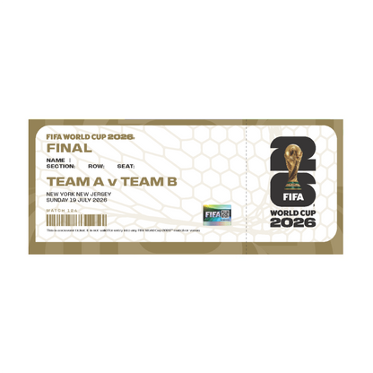 FIFA World Cup 2026™ Final Replica Ticket - Spain vs Argentina