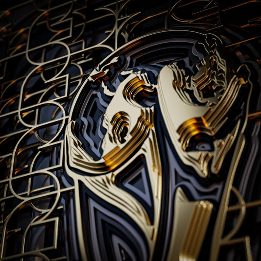 World Cup 2026 Emblem 3D Wood Art Frame