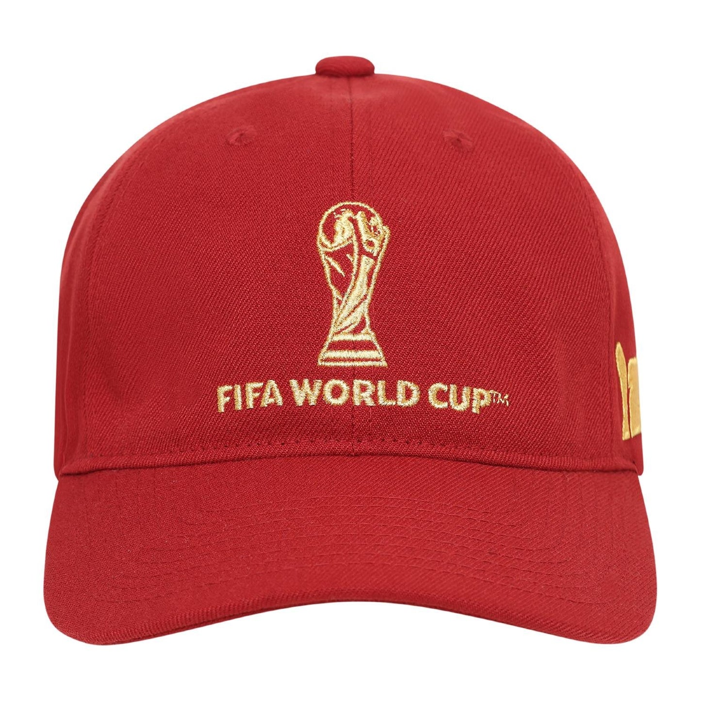 World Cup 2026 Gold Trophy Red Cap
