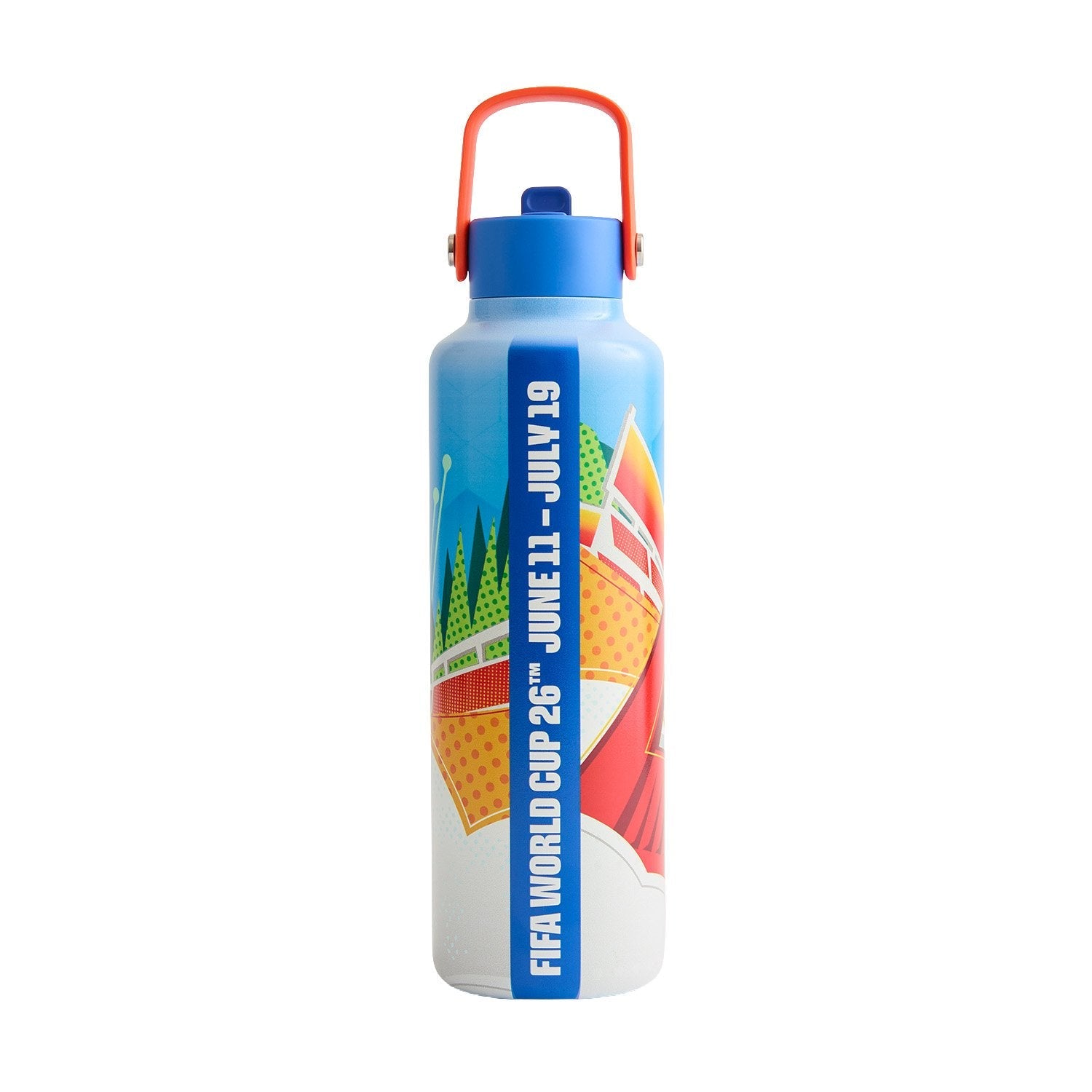 World Cup 2026 San Francisco Bay Area Poster Water Bottle