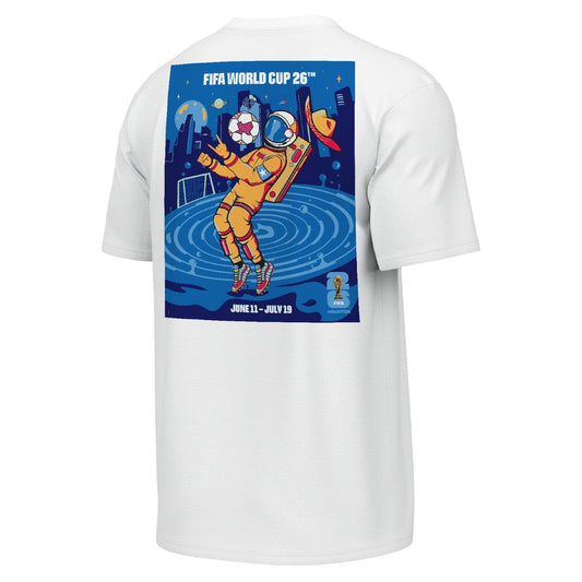 2026 World Cup Houston Poster White T-Shirt - Unisex