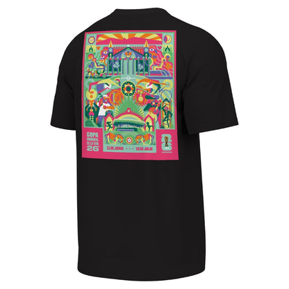 2026 World Cup Guadalajara Poster Black T-Shirt - Unisex