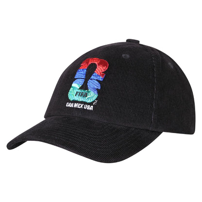 World Cup 2026 Continent Emblem Black Cap