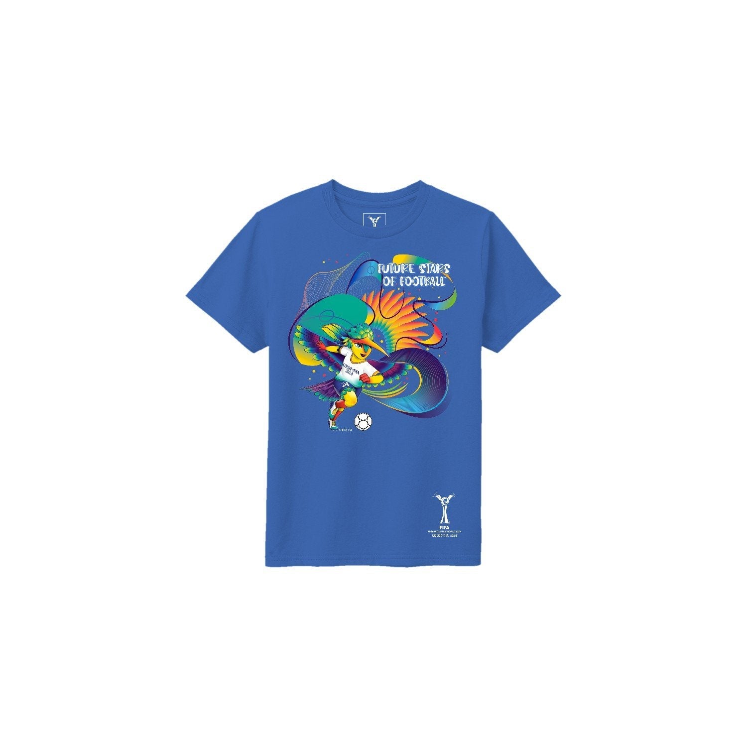 FIFA U-20 Women's World Cup Colombia 2024™ Blue Mascot T-Shirt - Youth