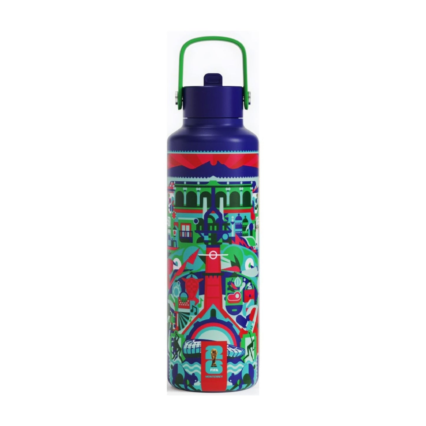 World Cup 2026 Monterrey Poster Water Bottle