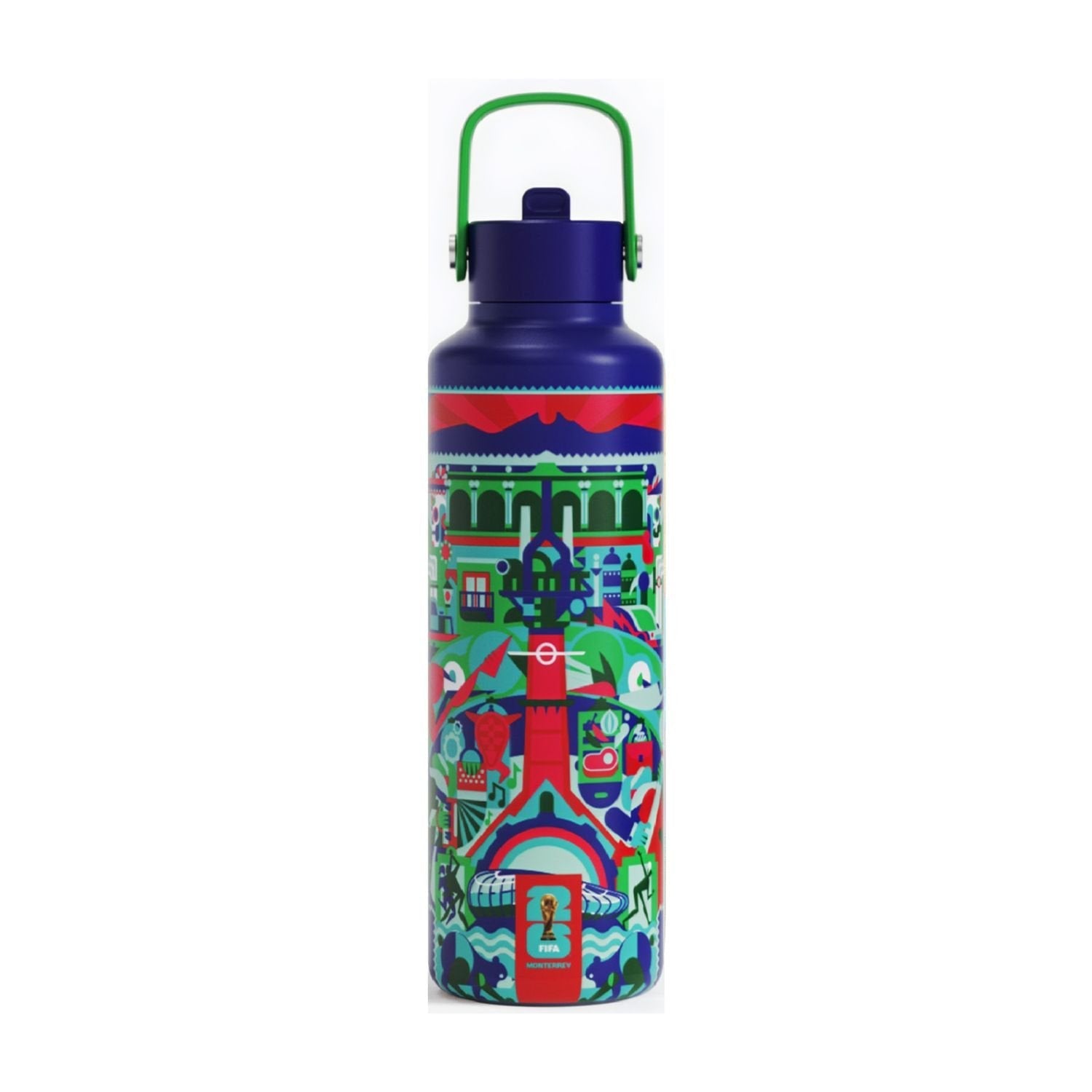 World Cup 2026 Monterrey Poster Water Bottle