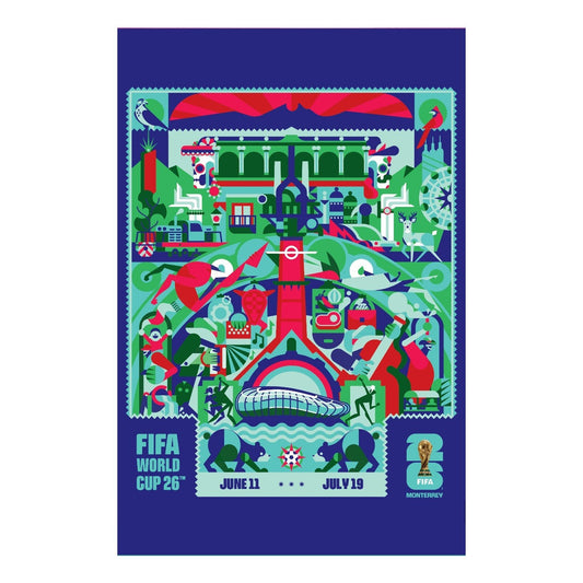 2026 World Cup Monterrey Host City Poster