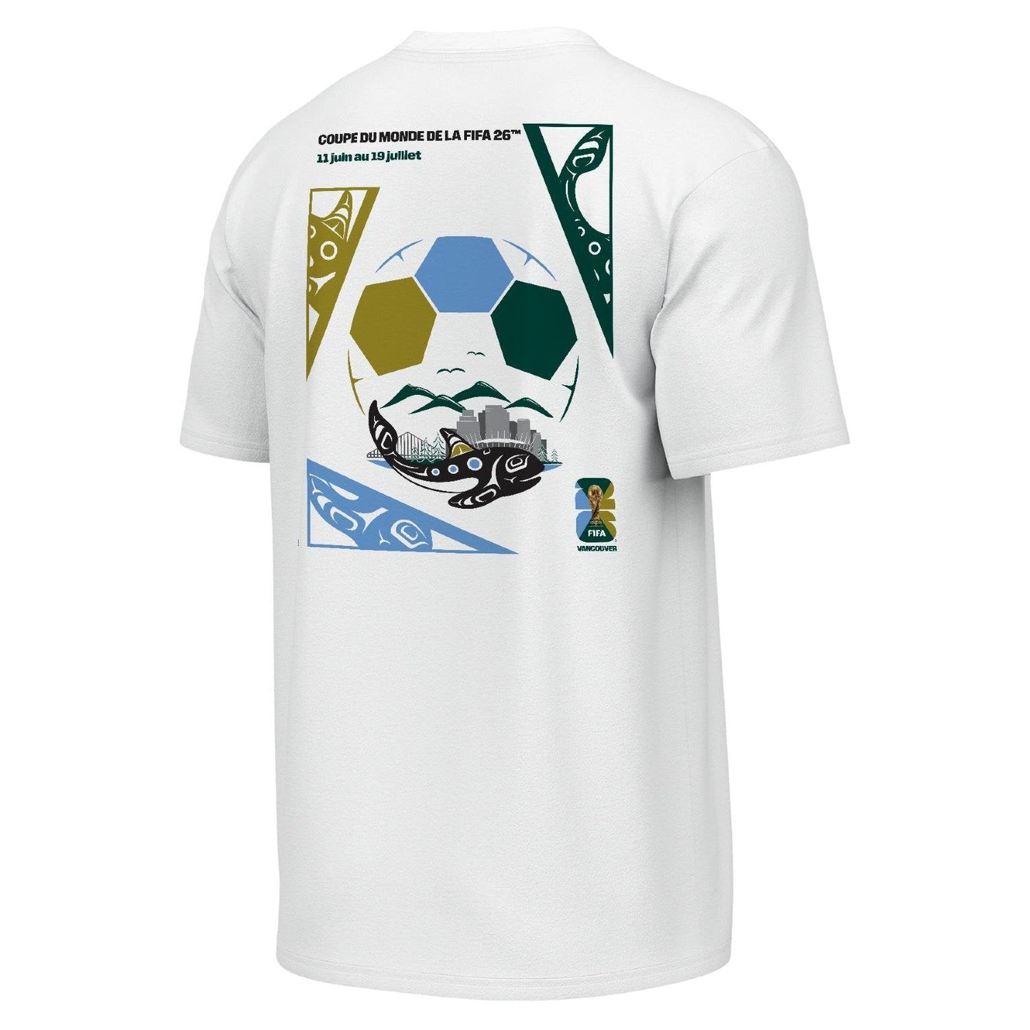 2026 World Cup Vancouver Poster White T-Shirt [FRE] - Unisex