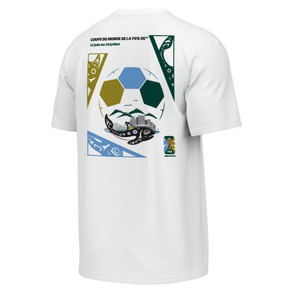 2026 World Cup Vancouver Poster White T-Shirt [FRE] - Unisex