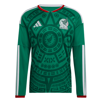 adidas Mexico 2026 Home Long Sleeve Jersey - Men's