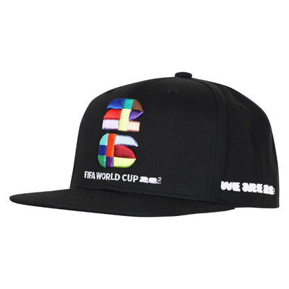 World Cup 2026 Emblem Flatbrim Hat