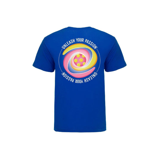 FIFA U-17 Women's World Cup Dominican Republic 2024™ Blue Football Swirl T-Shirt - Men's