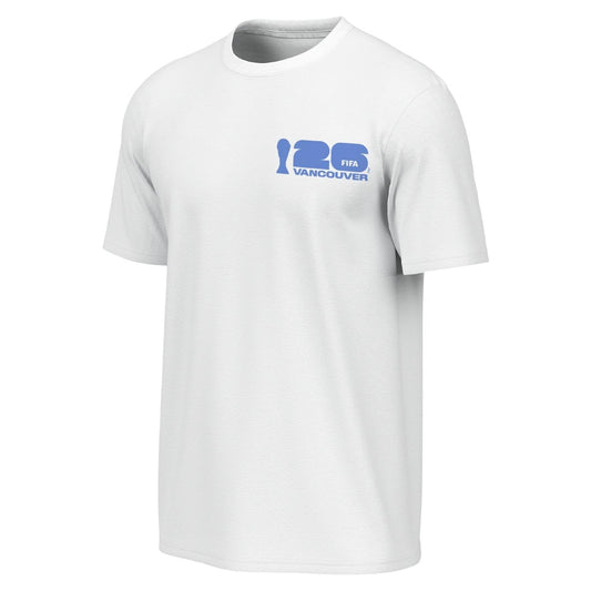 2026 World Cup Vancouver Poster White T-Shirt [FRE] - Unisex