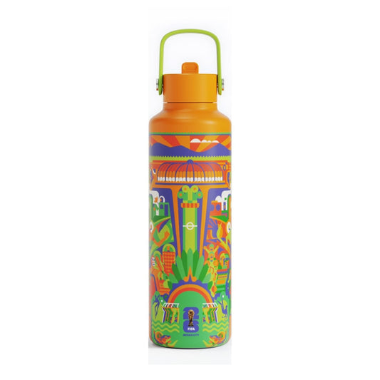 World Cup 2026 Mexico City Poster Water Bottle