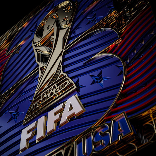 World Cup 2026 USA Host Country Emblem 3D Wood Art Frame