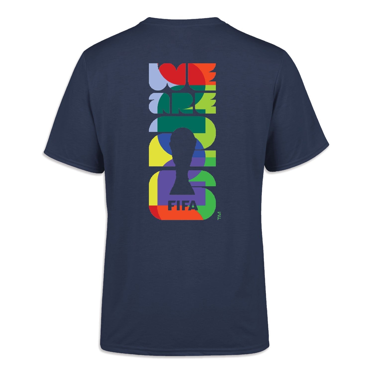 2026 World Cup Vertical Abstract Navy T-Shirt - Unisex – FIFA