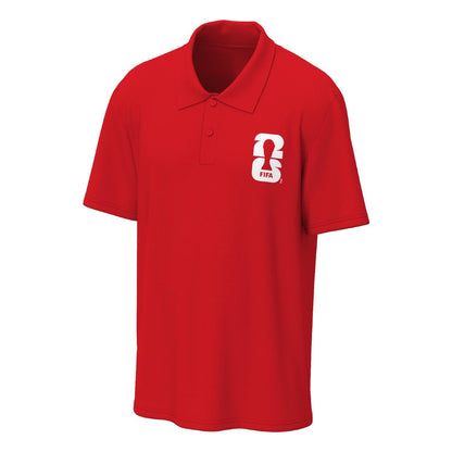 World Cup 2026 Emblem Red Polo - Unisex