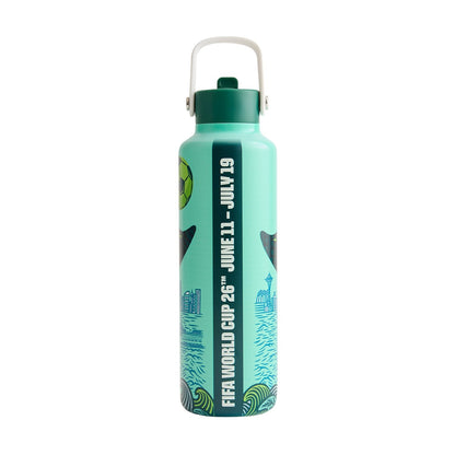 World Cup 2026 Seattle Poster Water Bottle