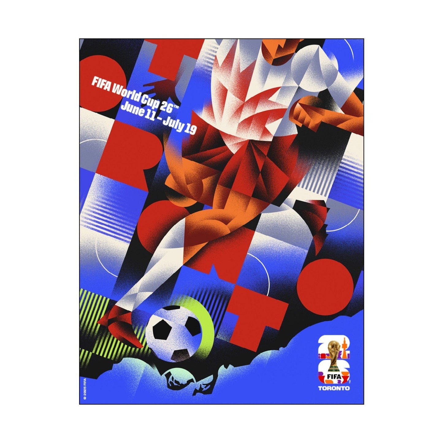 2026 World Cup Toronto Host City Poster