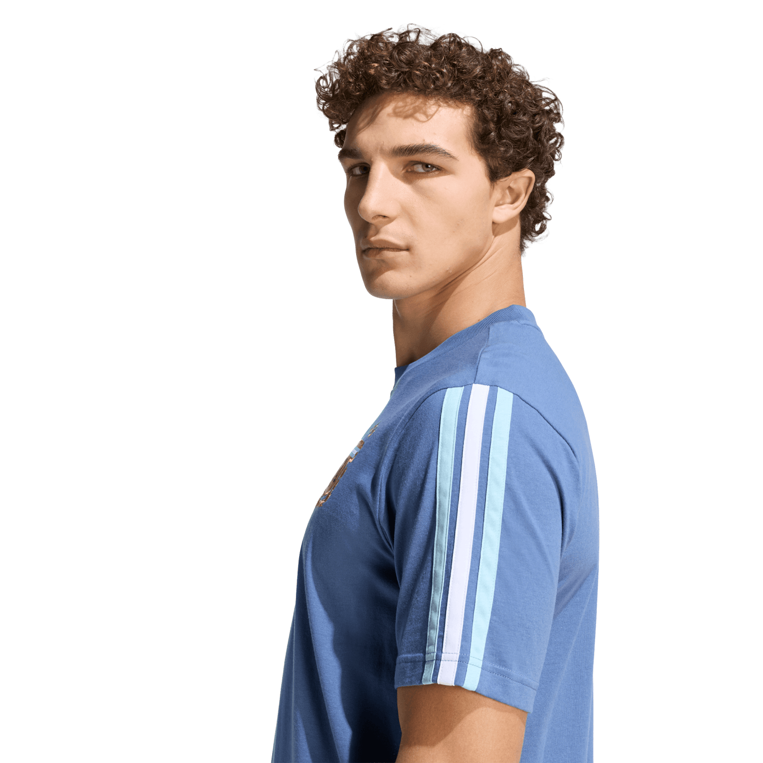 adidas Argentina DNA Blue T-Shirt - Men's
