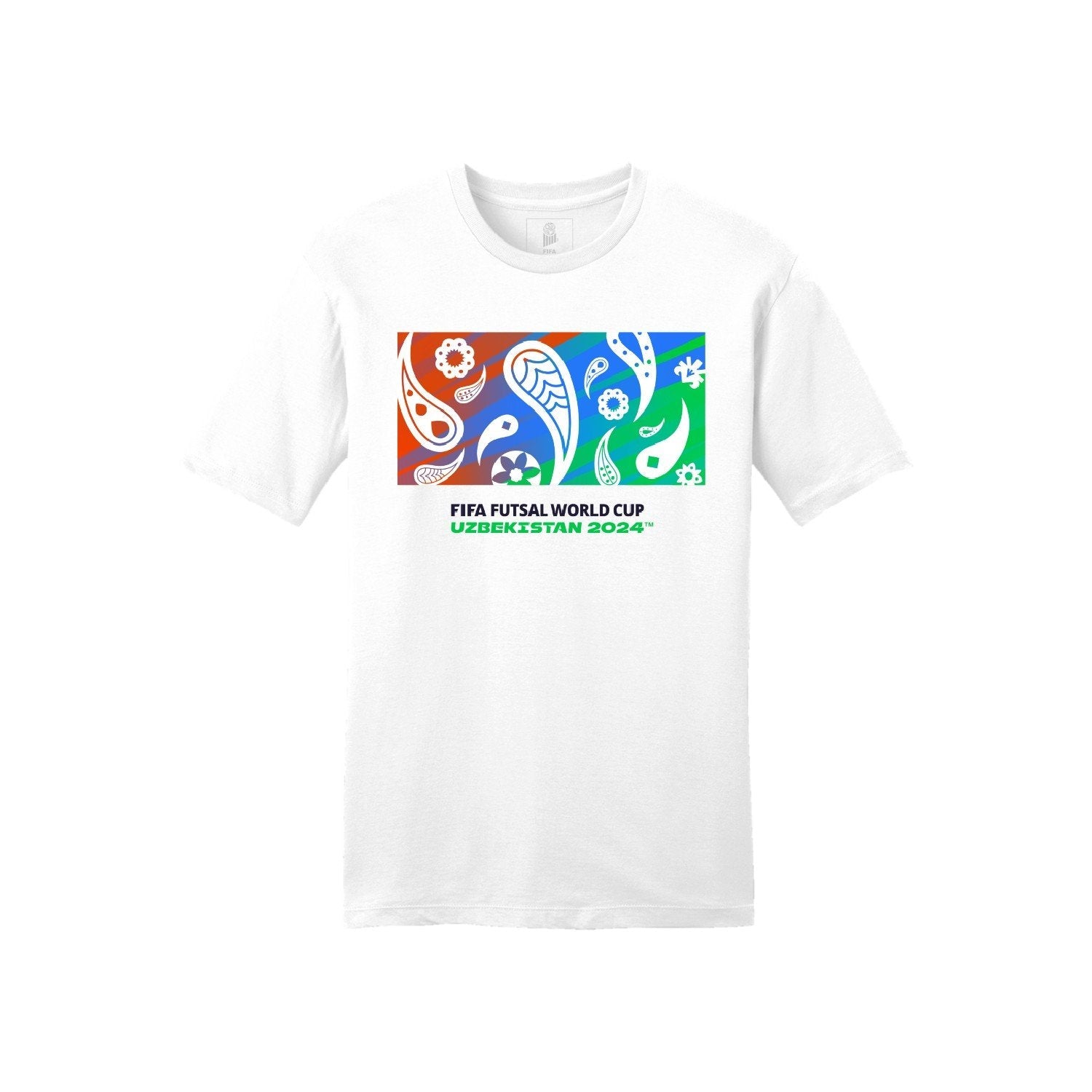 FIFA Futsal World Cup Uzbekistan 2024™ White Graphic T-Shirt - Unisex