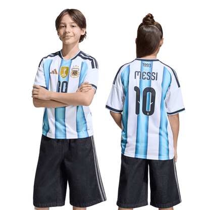 adidas Argentina 2026 Messi Home Jersey - Youth